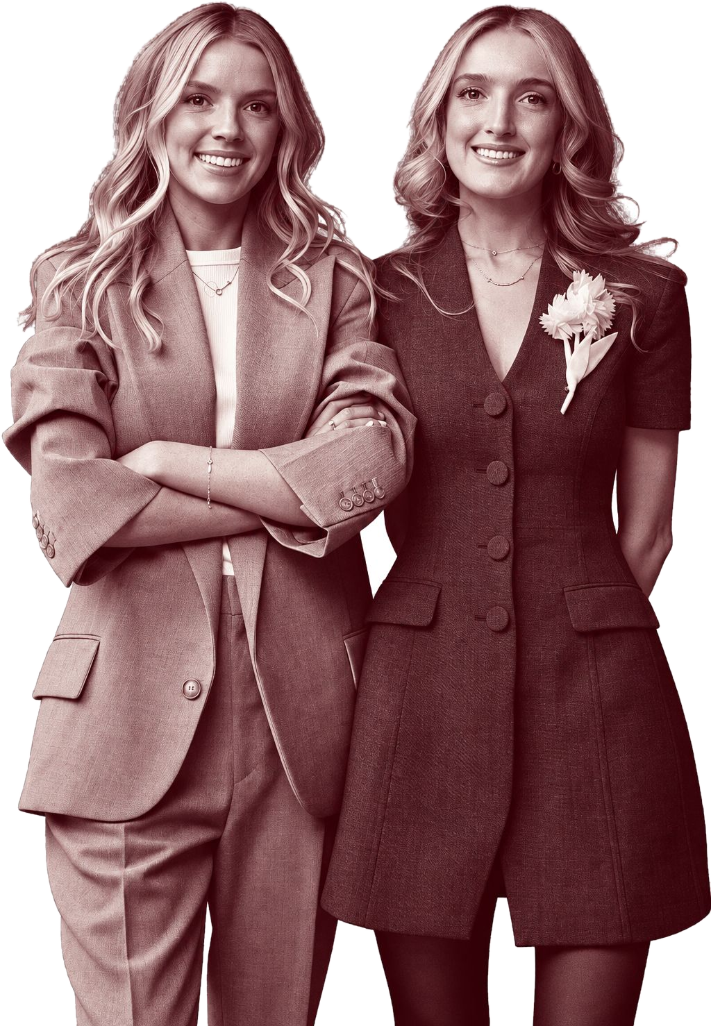 India and Portia, founders of LindaAI